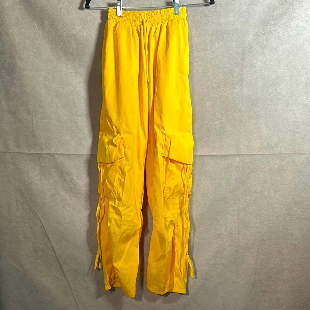 Bright Yellow Cargo Pants